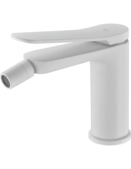 GRIFO DE BIDE IMEX MONOMANDO BLANCO MATE MODELO URAL