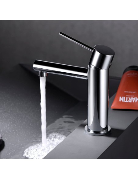 GRIFO DE LAVABO IMEX MONOMANDO CROMADO MODELO MILOS STICK