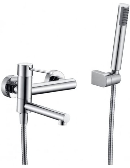 GRIFO MONOMANDO IMEX DE BAÑERA MODELO MILOS STICK CROMADO