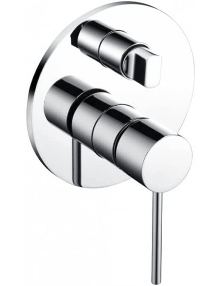 CONJUNTO DE DUCHA EMPOTRADO MONOMANDO EN ACABADO CROMADO MODELO THALOS STICK DE IMEX
