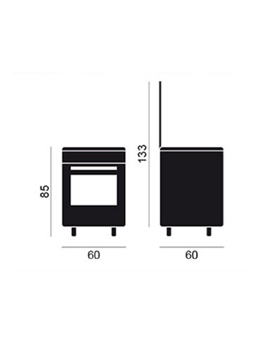 COCINA 4 FGS. 60X60 BLANCA A GAS... COCINA 4 FGS. 60X60 BLANCA A GAS...