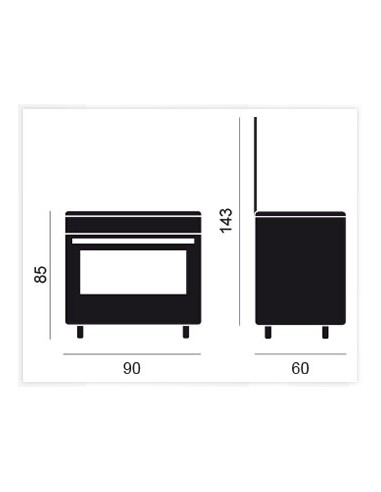 COCINA HORNO VITROKITCHEN DE 5 FUEGOS...