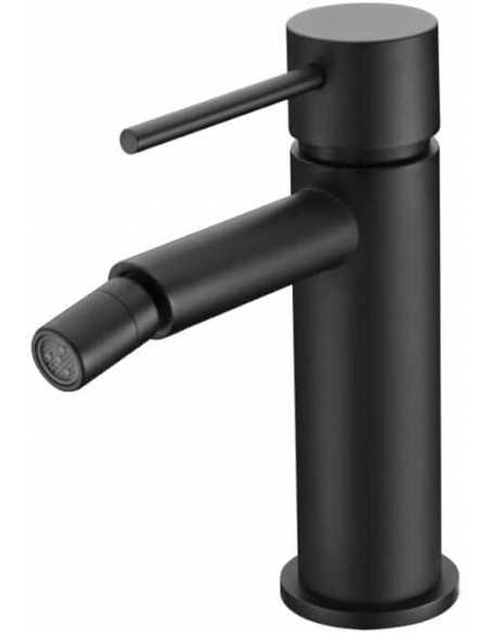 GRIFO DE BIDE IMEX MONOMANDO NEGRO MATE MODELO MILOS STICK