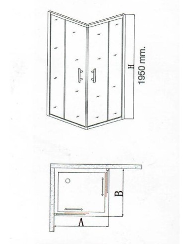 MAMPARA DUCHA MODELO VITA VT-220...