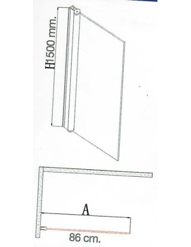 MAMPARA BAÑERA VITA VT-110