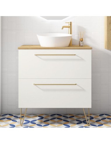 CONJUNTO MUEBLE DE BAÑO SOBRE... CONJUNTO MUEBLE DE BAÑO SOBRE...
