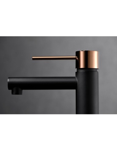 GRIFO DE LAVABO IMEX MONOMANDO NEGRO...