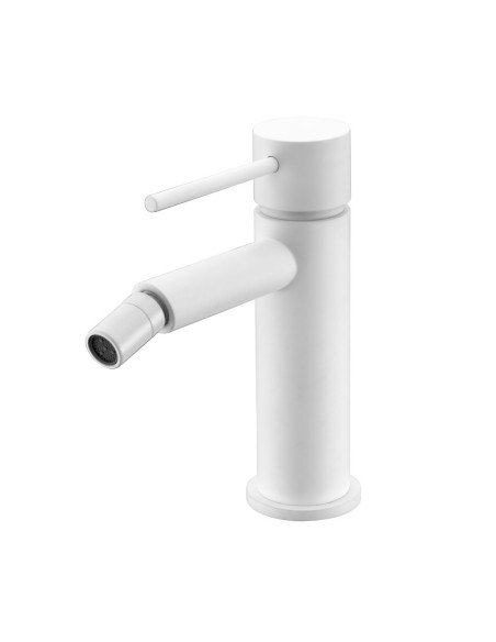 GRIFO DE BIDE IMEX MONOMANDO BLANCO MATE MODELO MILOS STICK