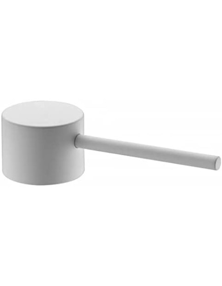 GRIFO MONOMANDO IMEX DE BAÑERA MODELO MILOS STICK BLANCO MATE