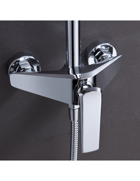 COLUMNA DE DUCHA MONOMANDO MODELO ESCOCIA DE IMEX CROMADO