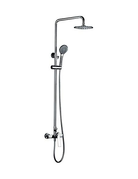 COLUMNA DE DUCHA MONOMANDO MODELO LUXOR DE IMEX CROMADO