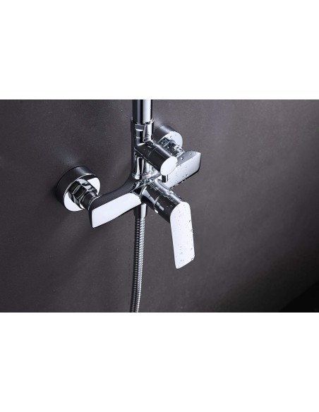 COLUMNA DE DUCHA MONOMANDO MODELO LUXOR DE IMEX CROMADO