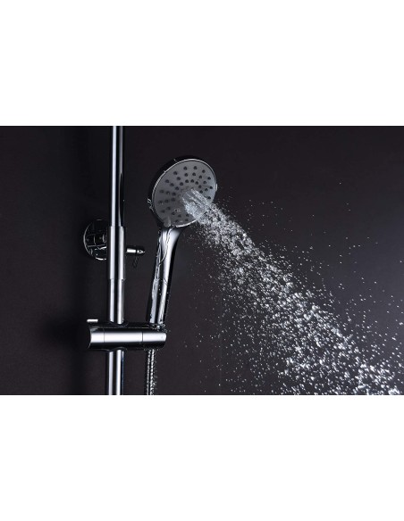 COLUMNA DE DUCHA MONOMANDO MODELO LUXOR DE IMEX CROMADO