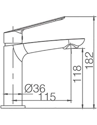 GRIFO DE LAVABO IMEX MONOMANDO...