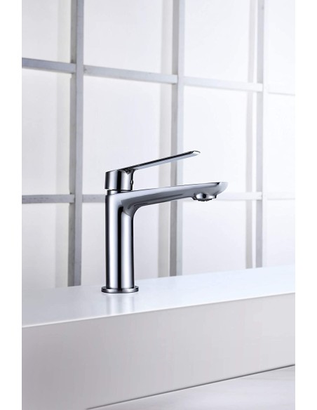 GRIFO DE LAVABO IMEX MONOMANDO CROMADO MODELO LUXOR
