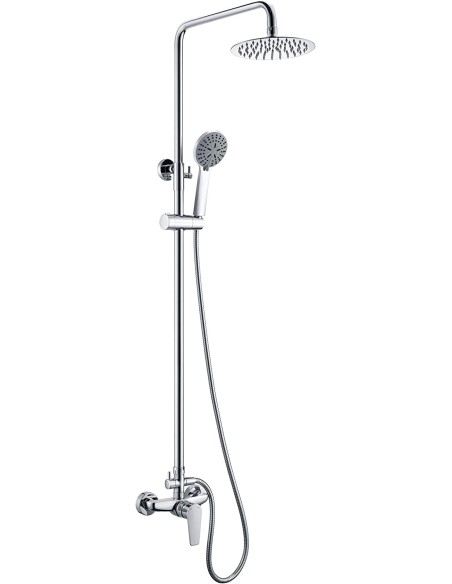 COLUMNA DE DUCHA MONOMANDO MODELO TEIDE CROMO DE IMEX