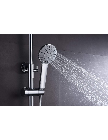 COLUMNA DE DUCHA MONOMANDO MODELO TEIDE CROMO DE IMEX