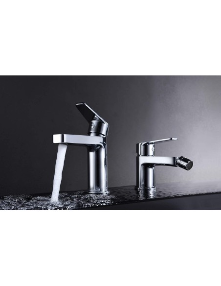 GRIFO DE LAVABO IMEX MONOMANDO CROMO MODELO TEIDE