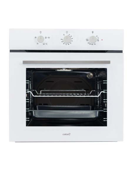 HORNO ESTÁTICO TODO CRISTAL MODELO SES 7104 WH CATA