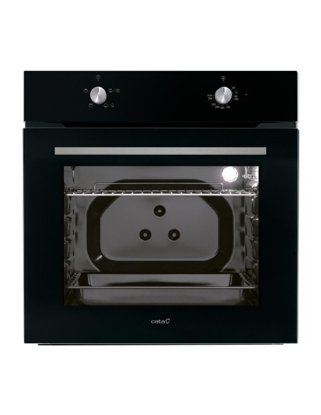 HORNO ESTÁTICO TODO CRISTAL MODELO SES 7004 BK CATA
