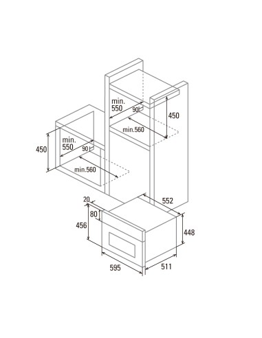 HORNO COMPACT MODELO CMD 5008X HORNO COMPACT MODELO CMD 5008X