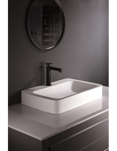 GRIFO DE LAVABO IMEX MONOMANDO NEGRO...