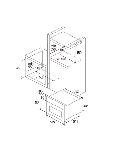 HORNO COMPACT  MODELO ME 4006X CATA HORNO COMPACT  MODELO ME 4006X CATA