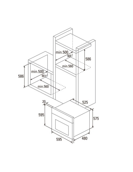 HORNO MULTIFUNCION MODEL CM 760 AS WH CATA