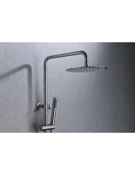 COLUMNA DE DUCHA MONOMANDO MODELO MOSCU ACERO S316 DE IMEX