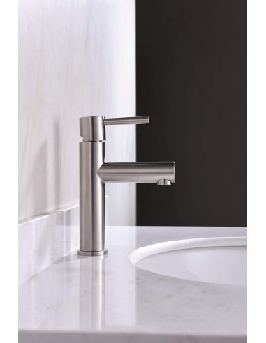 GRIFO DE LAVABO IMEX MONOMANDO ACERO...