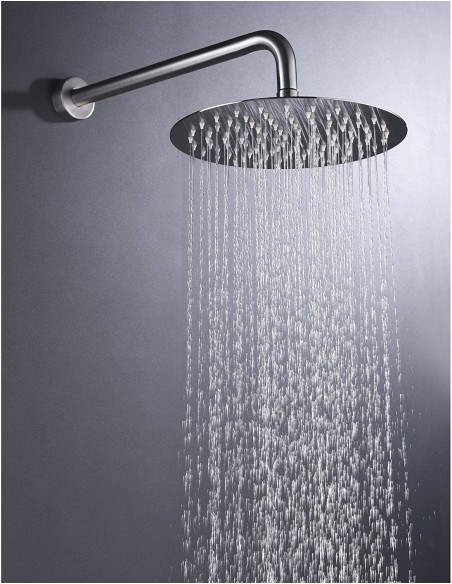 CONJUNTO DE DUCHA EMPOTRADO MONOMANDO EN ACERO INOX. S316 MODELO MOSCU DE IMEX