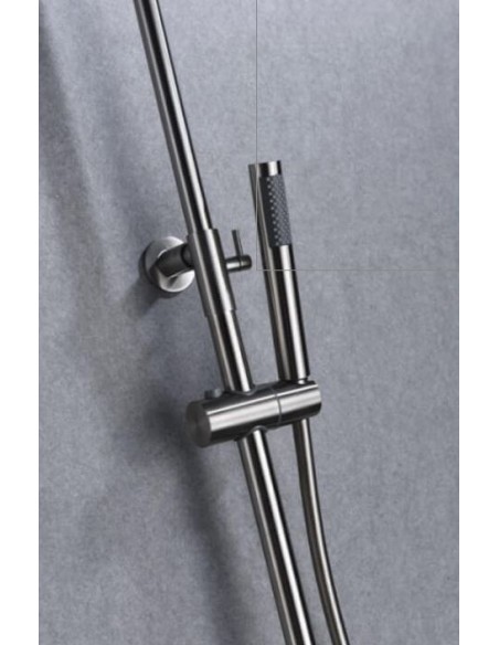 COLUMNA DE DUCHA MONOMANDO MODELO MOSCU ACERO S316 DE IMEX