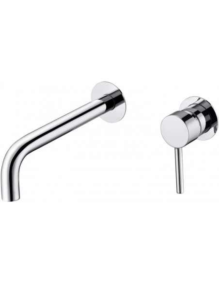 GRIFO DE LAVABO EMPOTRADO DE IMEX MONOMANDO ACERO S316 MODELO MOSCU