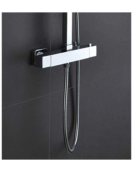 COLUMNA DE DUCHA TERMOSTATICA MODELO VIGO CROMADO DE IMEX