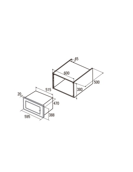 MICROONDAS ENCASTRABLE MODELO MC32DC CATA