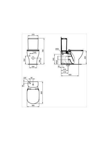 WC IDEAL STANDARD MODELO TESI