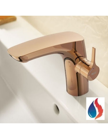 GRIFO LAVABO MODELO INSIGNIA DE ROCA CUERPO LISO ACABADOS EVERLUX