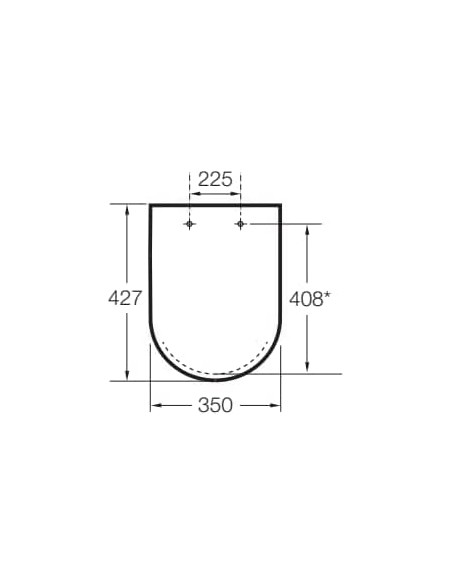 ASIENTO Y TAPA DE SUPRALIT DE CAIDA AMORTIGUADA THE GAP SQUARE