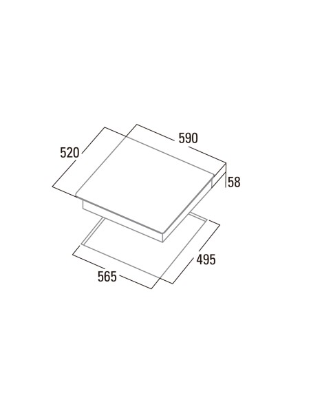 PLACA VITROCERÁMICA DE INDUCCIÓN 4 FGOS. MODELO IB6304BK CATA
