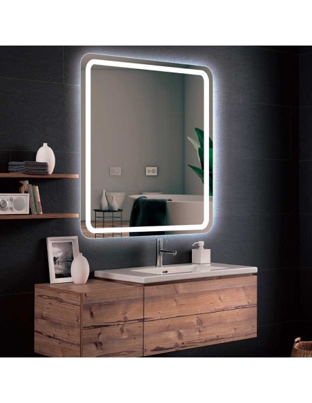 ESPEJO MODELO AUSTRIA DE LEDIMEX RETROILUMINADO