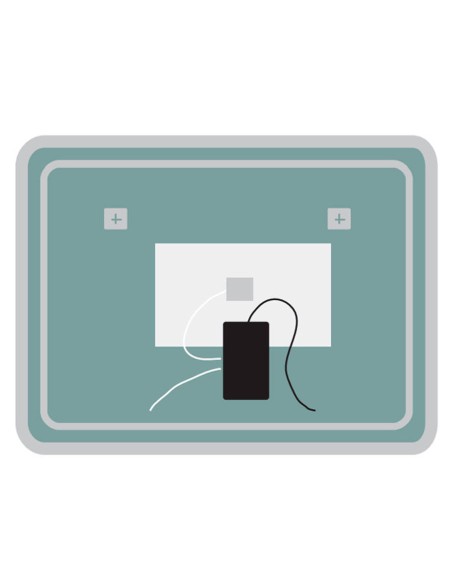 ESPEJO MODELO PRAGA DE LEDIMEX RETROILUMINADO