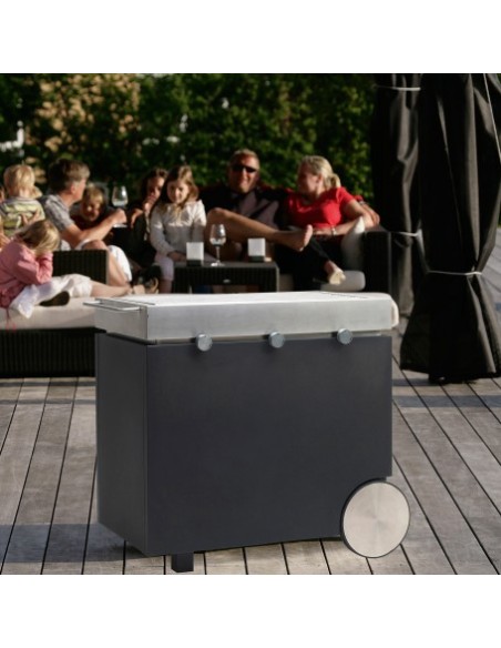 BARBACOA A GAS HEAT 3 INOX