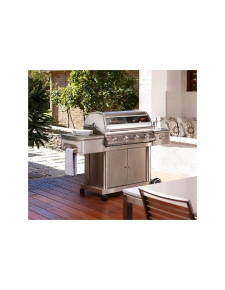 BARBACOA GAS CARRO DISCOVERY TOTAL INOX 4B