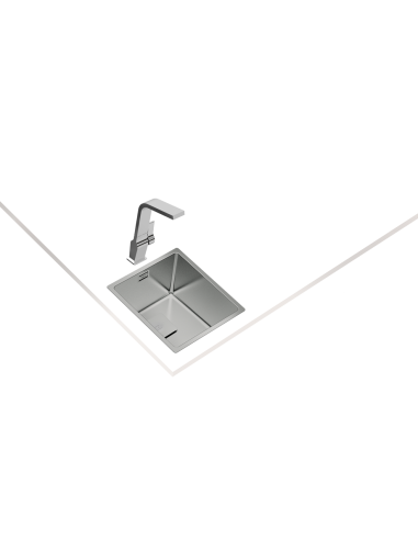 FREGADERO DE 1 CUBETA EN ACERO INOX....