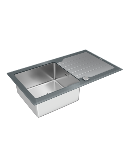 FREGADERO ENCASTRADO DERECHO CON 1 CUBETA DE 50cm TEKA