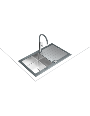 FREGADERO ENCASTRADO DERECHO CON 1...