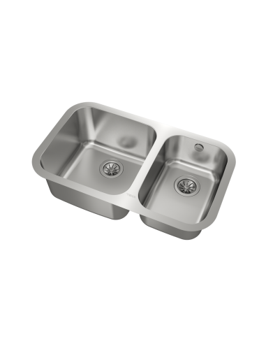 FREGADERO BAJO ENCIMERA 2 CUBETAS DE...