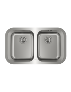 FREGADERO DE DOS CUBETAS EN...