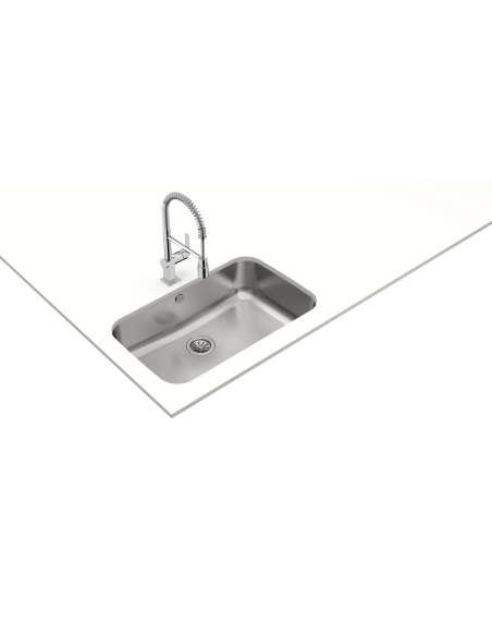 FREGADERO 1 CUBETA DE 90cm EN ACERO INOX. TEKA