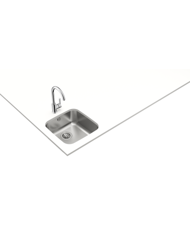 FREGADERO DE 1 CUBETA EN ACERO INOX....